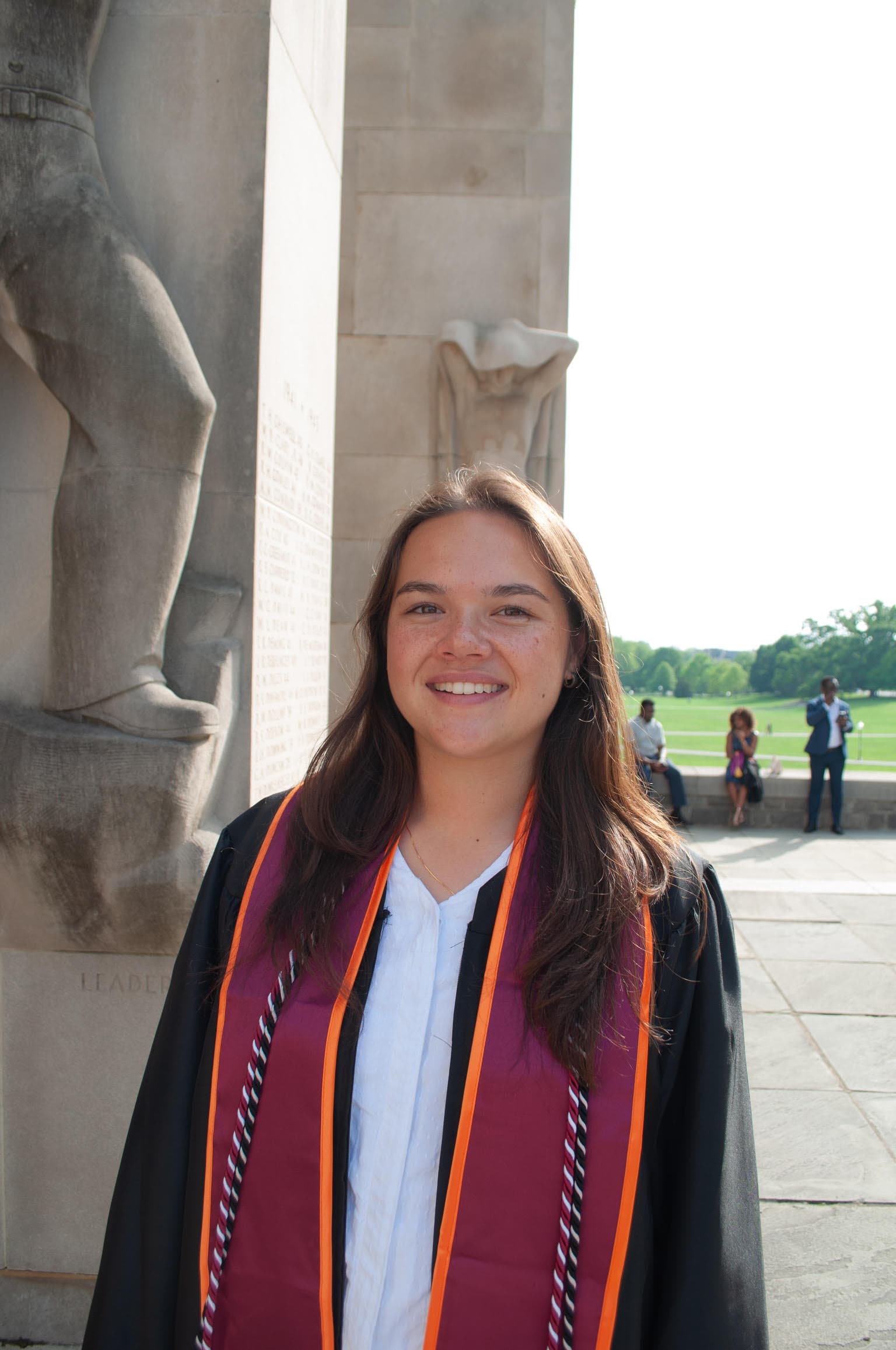 Graduation portrait at Virginia Tech